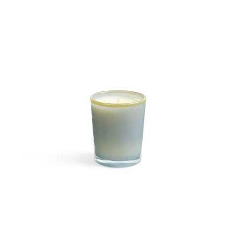 The Lafco - Sea & Dune 1.9oz Votive Candle, featuring cream-colored wax in a frosted glass holder, captures the essence of a BEACH HOUSE. Placed on a white background with a soft shadow, its reminiscent of Sea & Dune landscapes and is perfect for an Allure Best of Beauty Award.